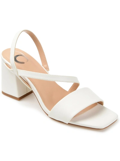 Journee Collection Women's Lirryc Strappy Sandals In White