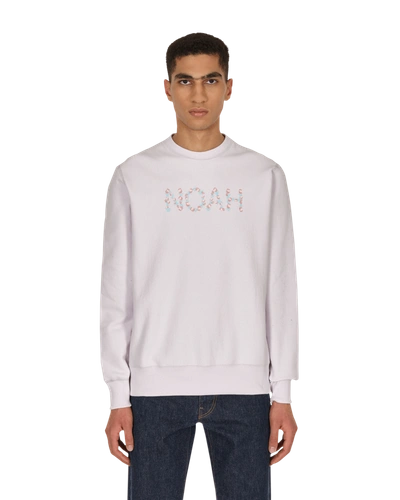 Noah Tulip Lightweight Crewneck Sweatshirt In Orchid Ice