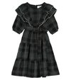 PAADE MODE CHECKED COTTON DRESS,P00601656