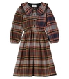 PAADE MODE CHECKED COTTON DRESS,P00601660