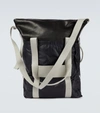 RICK OWENS TROLLEY LEATHER TRUNK BAG,P00591111