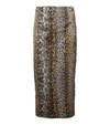 Rotate Birger Christensen Rotate Birgerchristensen Tasha Skirt In Brown