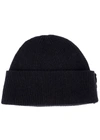 ACNE STUDIOS NAVY WOOL AND CASHMERE-BLEND BEANIE,4130148
