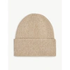Colorful Standard Recycled Merino Wool Beanie Hat In Desert Khaki
