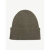 Colorful Standard Recycled Merino Wool Beanie Hat In Dusty Olive