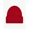Colorful Standard Recycled Merino Wool Beanie Hat In Scarlet Red