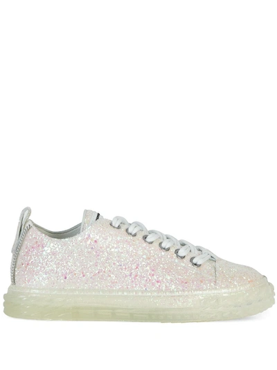 Giuseppe Zanotti Blabber Low-top Trainers In Pink