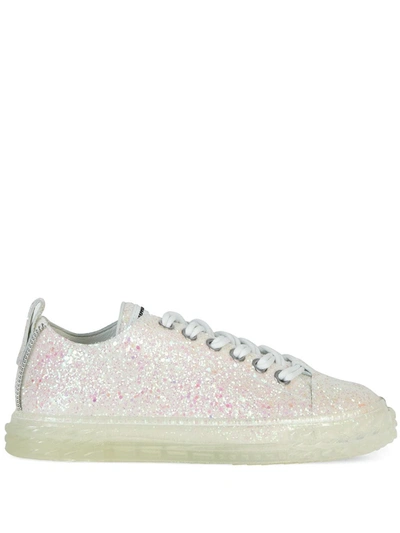 Giuseppe Zanotti Blabber Low-top Sneakers In Pink