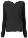 James Perse Vintage Fleece Sweatshirt In Grey