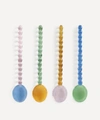 KLEVERING PERLE SPOONS SET OF FOUR,000724409