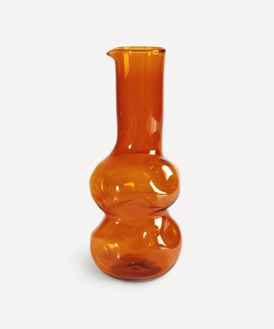 Klevering Clay Carafe In Amber