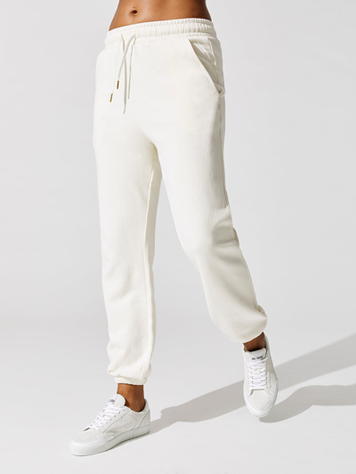 Weworewhat Brushed Terry Sweatpant In Off White