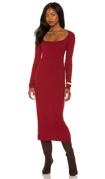 House Of Harlow 1960 X Revolve Rianne Dress In Burgundy