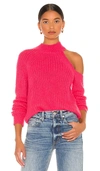 LOVERS & FRIENDS ALBA COLD SHOULDER SWEATER,LOVF-WK1010