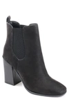 Journee Collection Maxxie Vegan Leather Chelsea Bootie In Black