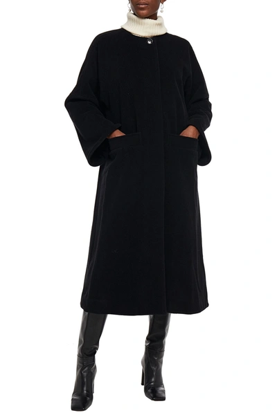 Rodebjer Nusa Wool-blend Felt Coat In Black