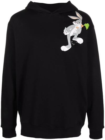 Philipp Plein Looney Tunes-print Hoodie In Schwarz