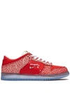 Nike X Stingwater Magic Mushroom Sb Dunk Low Sneakers In Red