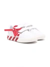 OFF-WHITE 红色粘扣硫化板鞋