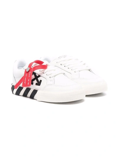 Off-white Kids' Vulcanized Sneakers In White