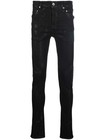 Rick Owens Tyrone-cut Skinny Jeans In Black