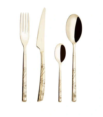 Bugatti Portofino Lady 24-piece Cutlery Set In Gold