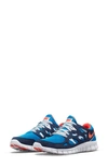 Nike Free Run 2 Low-top Sneakers In Light Blue/ Orange/ Midnight