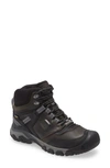 Keen Ridge Flex Waterproof Hiking Boot In Grey/ Black