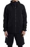 Moncler Shipton Hooded Packable Gore-tex Shell Jacket In Black