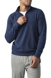 Faherty Legend Sweater Quarter Zip Navy Twill M