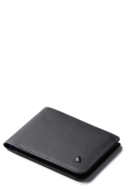 Bellroy Hide & Seek Wallet In Charcoalcobalt