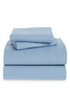 L.l.bean Ultrasoft Comfort Flannel Sheet Set In Bay Blue