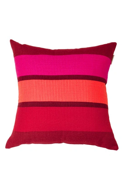 Bole Road Textiles Paleta Accent Pillow In Fuchsia