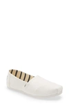 Toms Alpargata Slip-on In White/ White Canvas