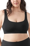 True & Co. True Body Lift Scoop Full Cup Soft Form Band Bra In Black