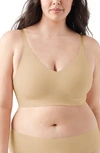 True & Co. True Body Triangle Adjustable Strap Full Cup Soft Form Band Bra In Desert