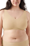 True & Co. True Body Lift V-neck Full Cup Soft Form Band Bra In Desert