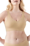 True & Co. True Body Lift V-neck Soft Form Band Bra In Desert