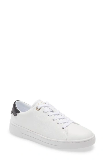 Ted Baker Kimmi Sneaker In White/black