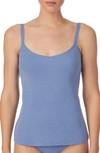 On Gossamer Cabana Cotton Blend Stretch Camisole In Blue Mist