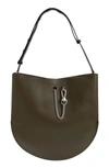 ALLSAINTS BEAUMONT SNAKE EMBOSSED LEATHER HOBO BAG,WB031X