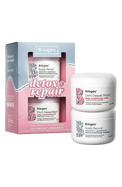 Briogeo Detox + Repair Shampoo & Hair Repair Mask