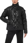 APPARIS LILIANE FAUX LEATHER QUILTED JACKET,S21044NO