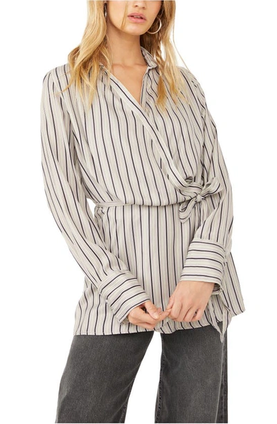 Free People Arlo Wrap Top In Natural Combo