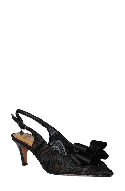 J. Reneé J.renée Yazmine Pointed Toe Slingback Pump In Black