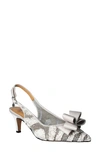 J. Reneé J.renée Yazmine Pointed Toe Slingback Pump In Gray