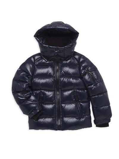 Sam Kids' Boy's Glacier Down Puffer Jacket In Dark Marine