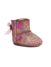 UGG BABY GIRL'S JESSE BOW SUEDE BOOTIES,400014696278