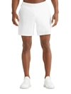 88 Rue Du Rhone Men's Mako Lined 7" Shorts In Bright White