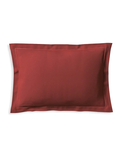 Anne De Sol Ne Vexin Bourgogne Cotton Sham In Burgundy